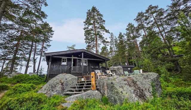 Beautiful home in Treungen with sauna